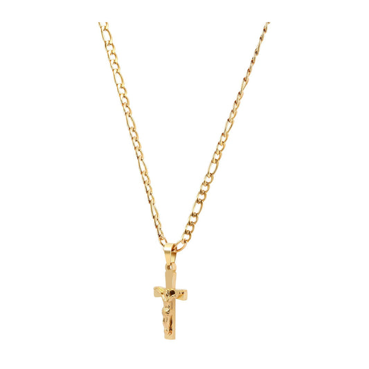 Unisex Halskette mit Anhänger – Kreuz aus Edelstahl