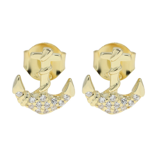 Damen Ohrringe – Ohrstecker aus 925 Silber mit Zirkonia