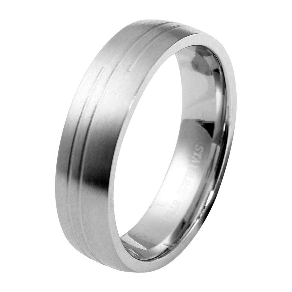 Herren Ring aus Edelstahl