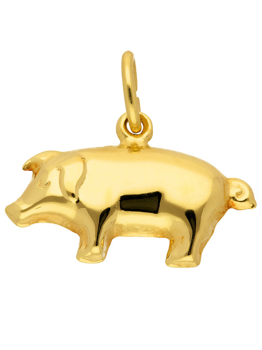 Adelia´s 333 Gold Anhänger Schwein