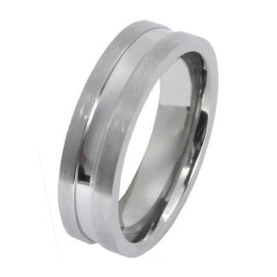 Unisex Ring aus Titan