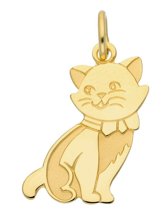 Adelia´s 333 Gold Anhänger Katze