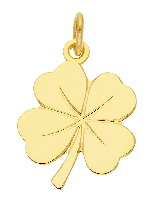 Adelia´s 585 Gold Anhänger Kleeblatt
