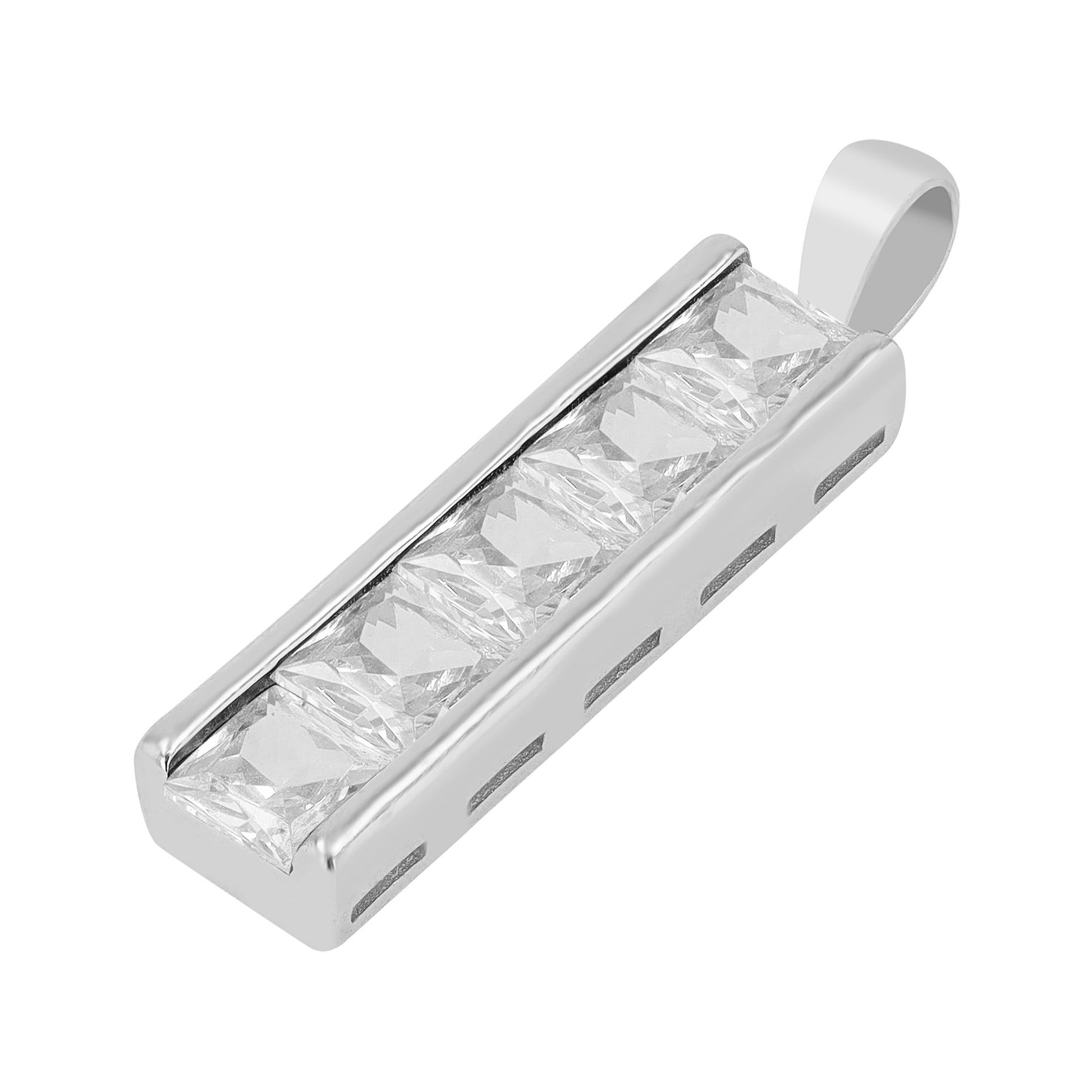 Damen Anhänger aus 925 Silber mit Zirkonia