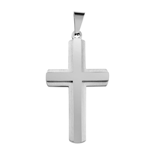 Damen Anhänger – Kreuz Kreuzanhänger aus Edelstahl