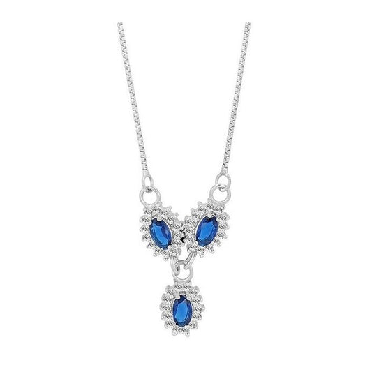 Damen Halskette mit Anhänger – aus 925 Silber