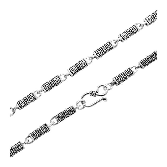 Herren Halskette aus 925 Silber 57 cm