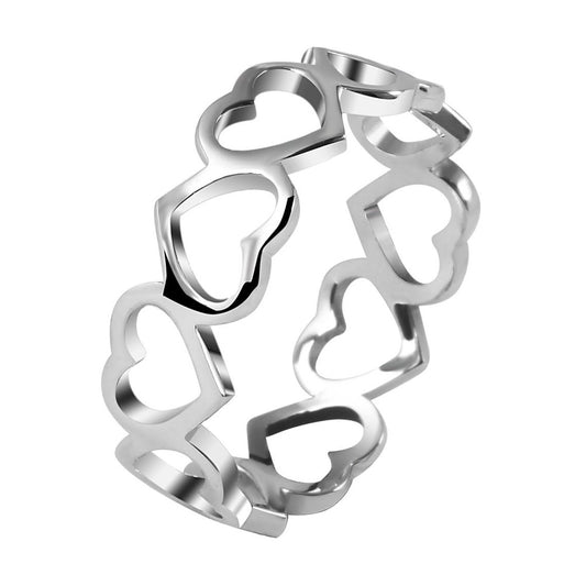 Damen Ring Herz aus 925 Silber