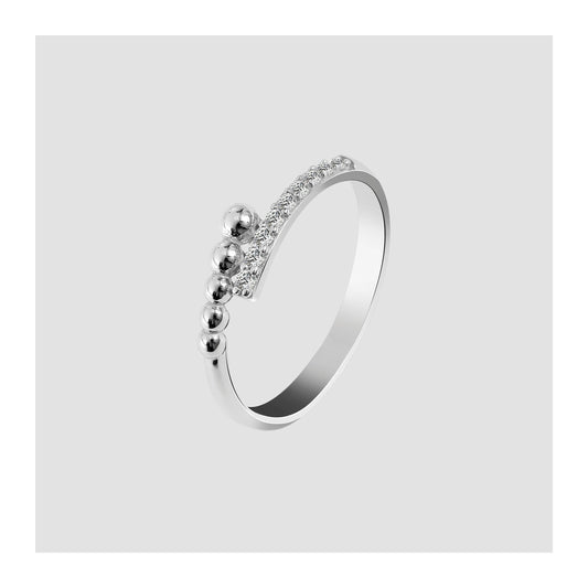 Damen Ring aus 925 Silber mit Zirkonia