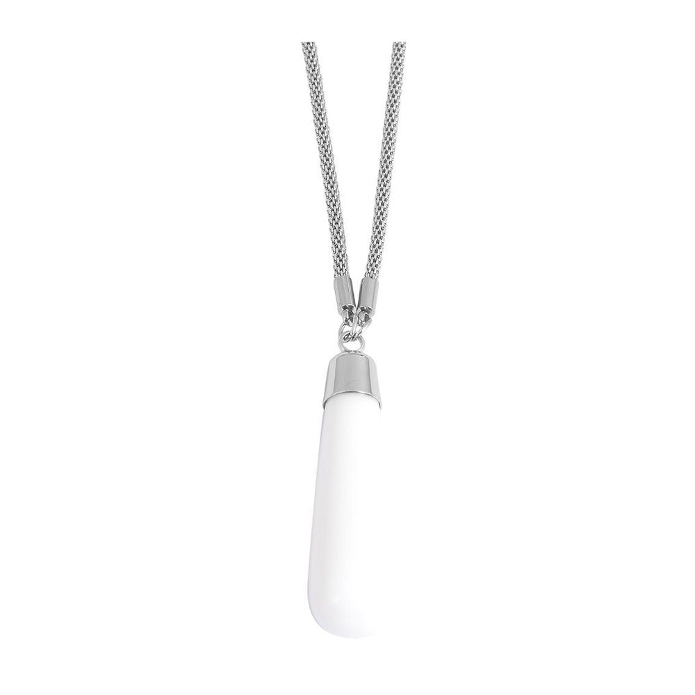 Damen Halskette – Schlangenkette aus Edelstahl 75 cm