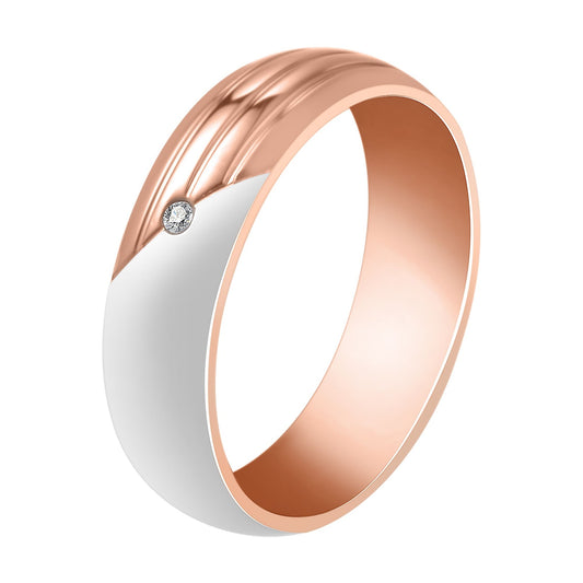 Damen Ring aus Edelstahl