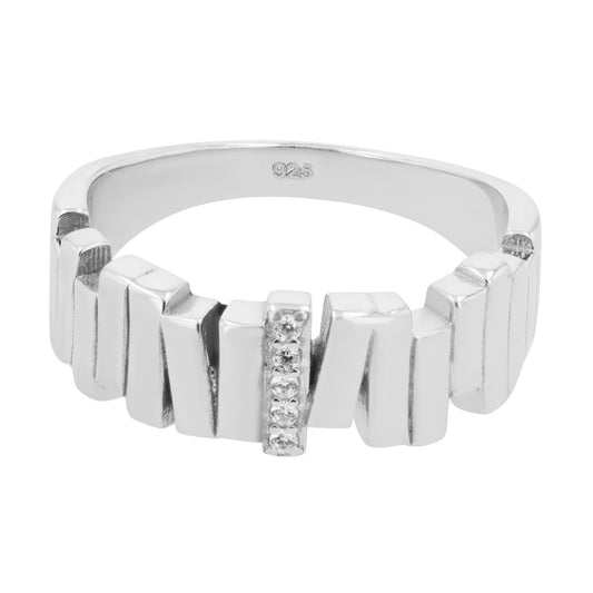 Damen Ring aus 925 Silber mit Zirkonia