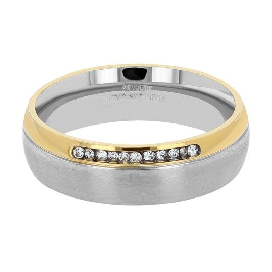 Damen Ring aus Edelstahl