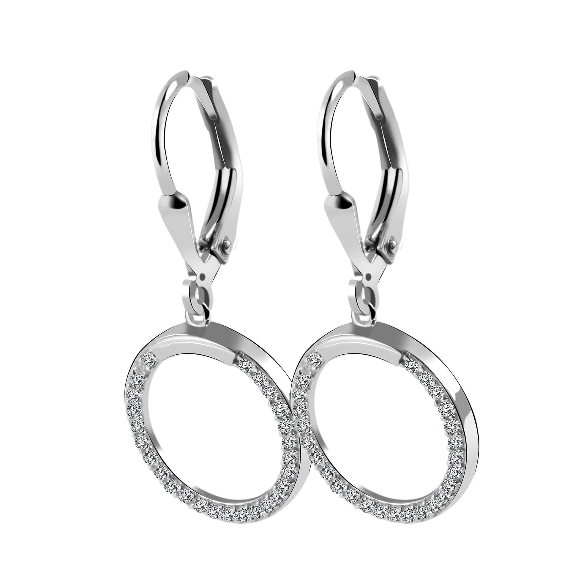 Damen Anhänger aus 925 Silber mit Zirkonia