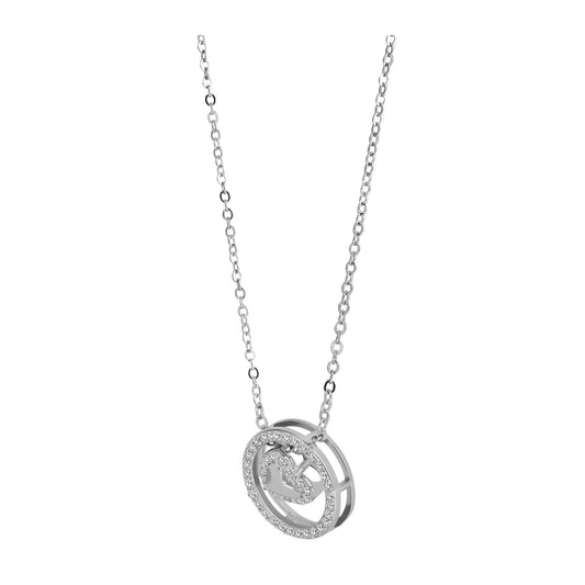 Damen Halskette mit Anhänger – Herz aus 925 Silber