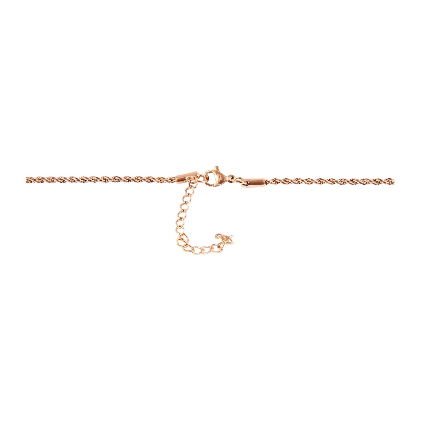 Unisex Halskette – Kordelkette aus Edelstahl 55 cm