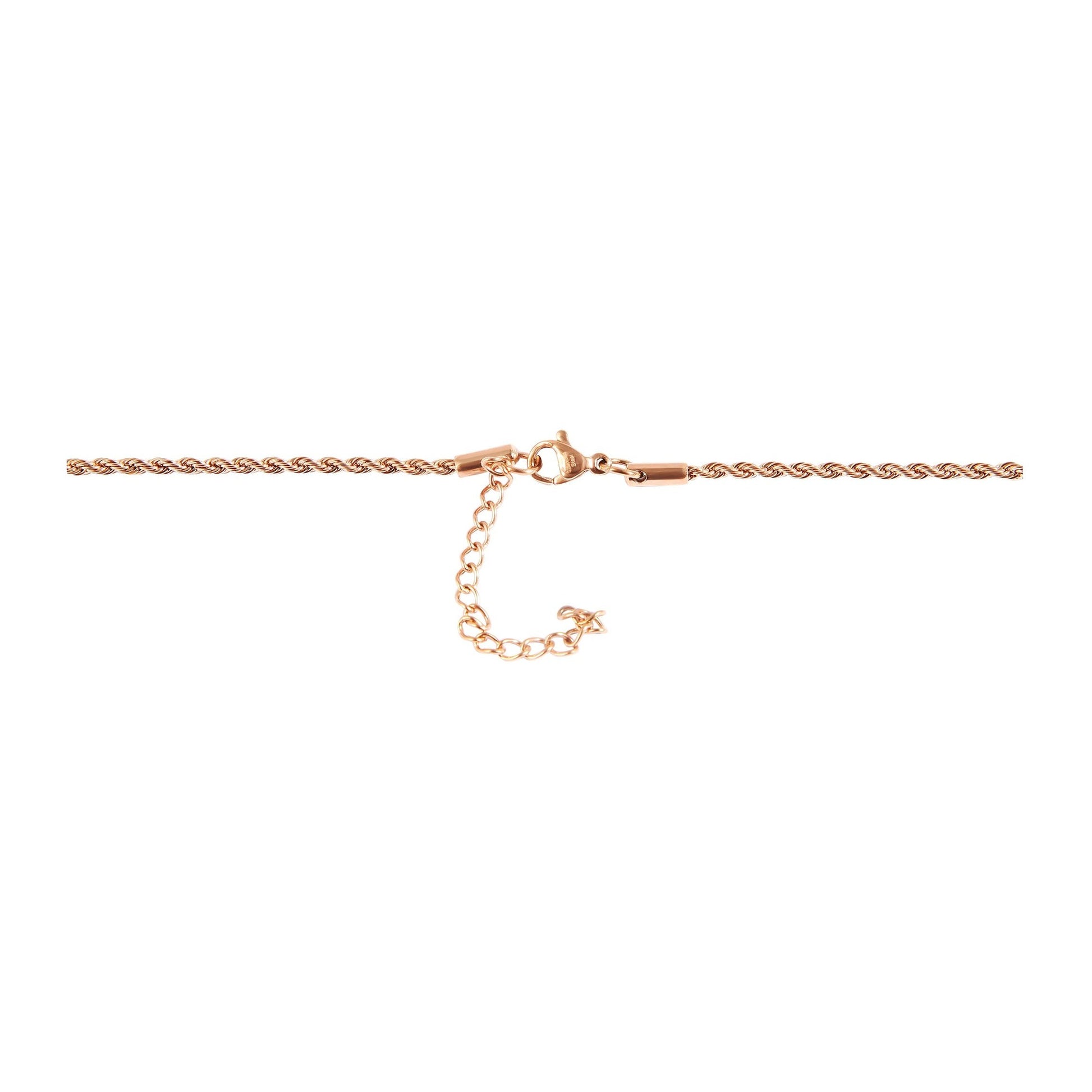 Unisex Halskette – Kordelkette aus Edelstahl 55 cm