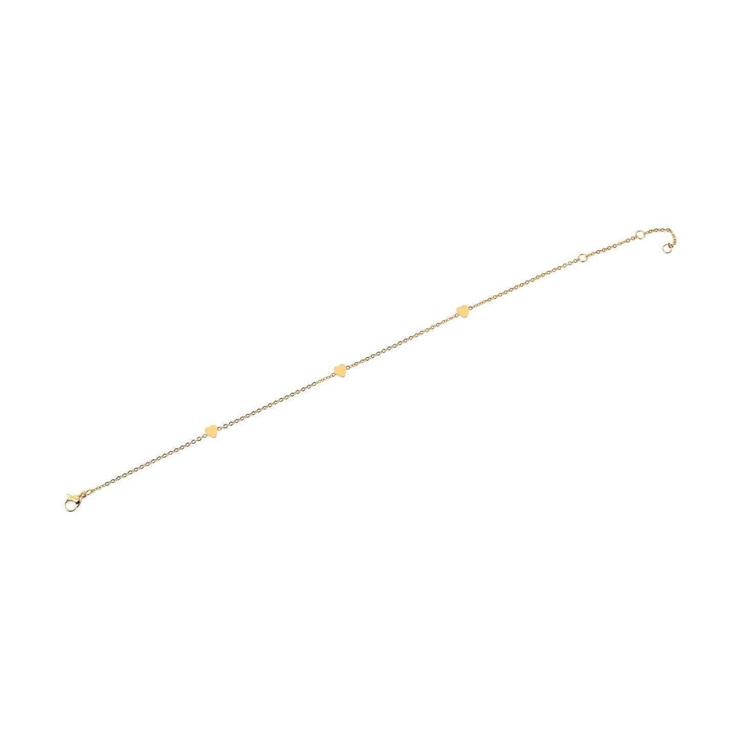 Damen Armband – Herz aus Edelstahl 22 cm