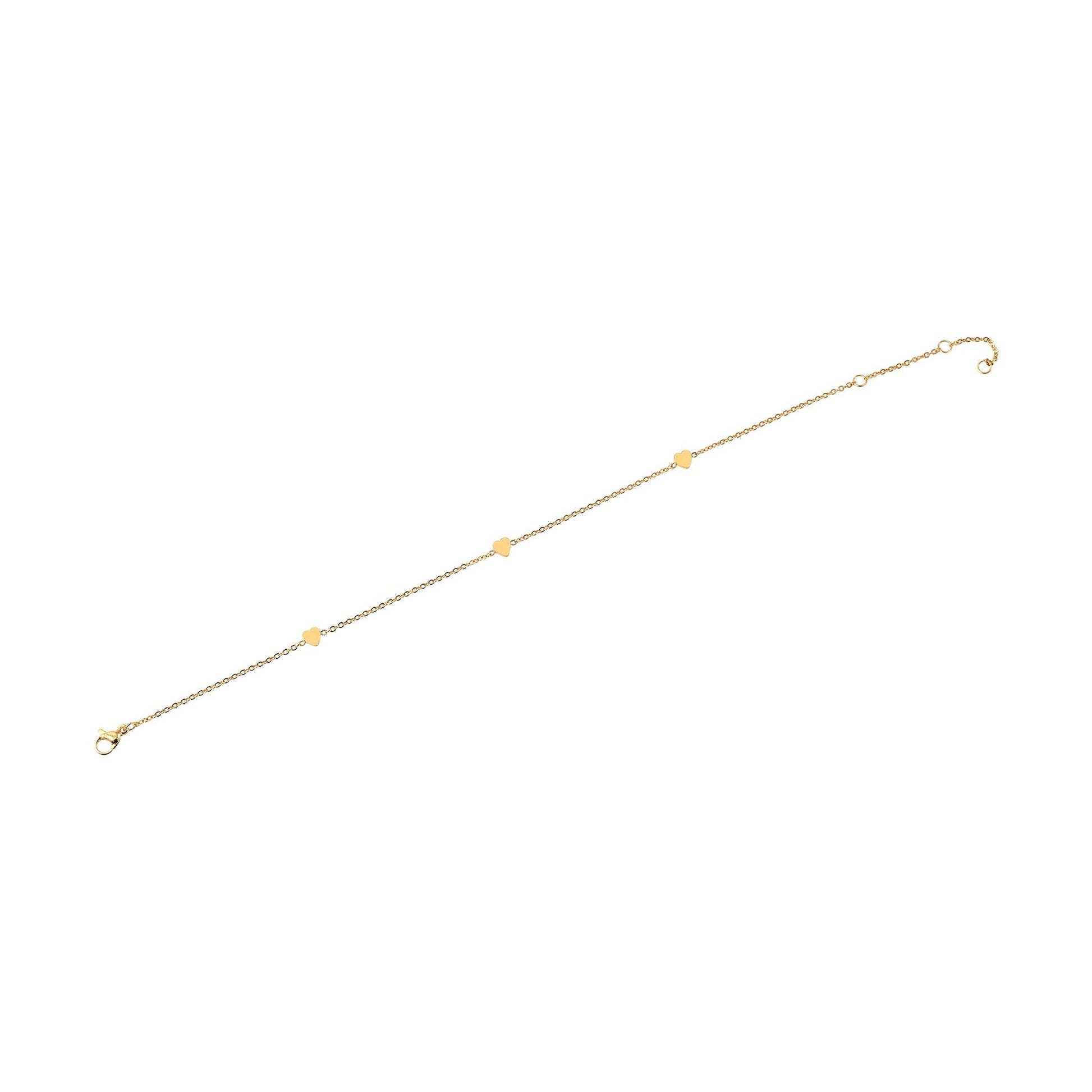 Damen Armband – Herz aus Edelstahl 22 cm