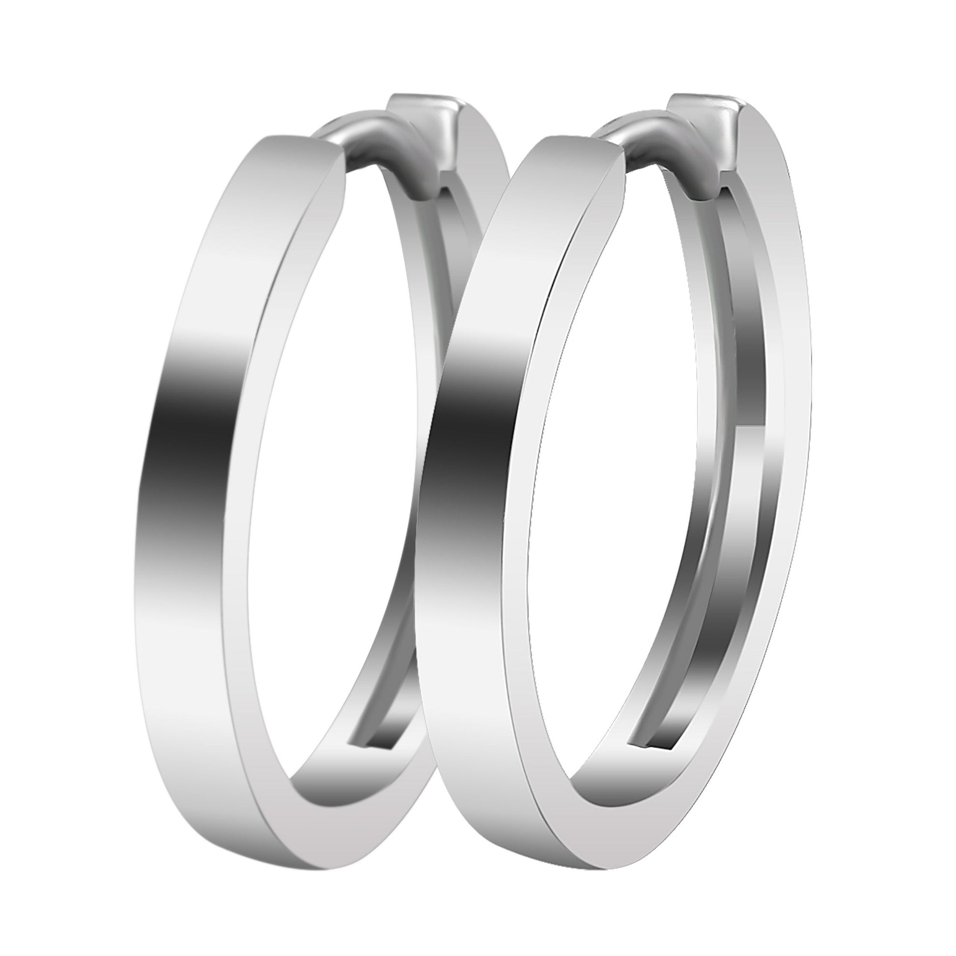 Damen Ohrringe – Klappcreole aus 925 Silber