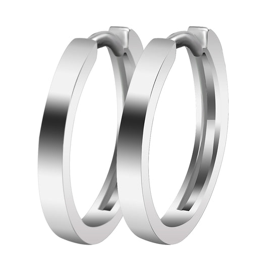 Damen Ohrringe – Klappcreole aus 925 Silber