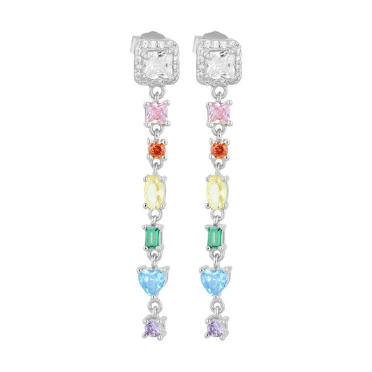 Damen Ohrringe – Ohrstecker aus 925 Silber mit Zirkonia
