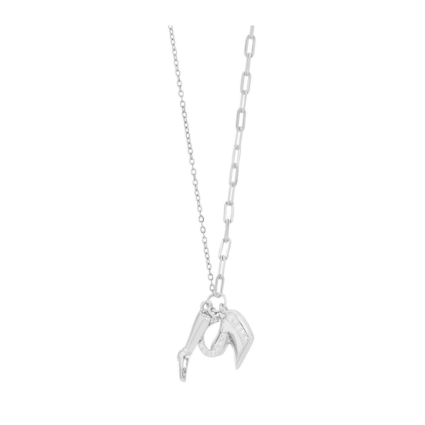 Damen Anhänger – Unendlichkeitszeichen Anhänger aus 925 Silber mit Zirkonia