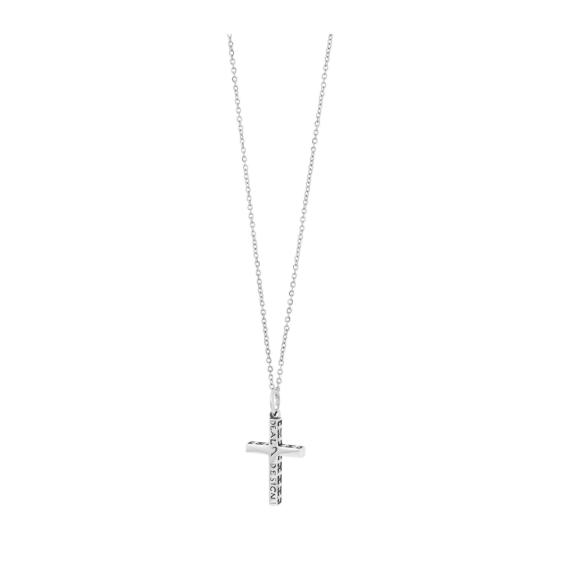 Unisex Anhänger – Kreuz Gravuranhänger aus 925 Silber