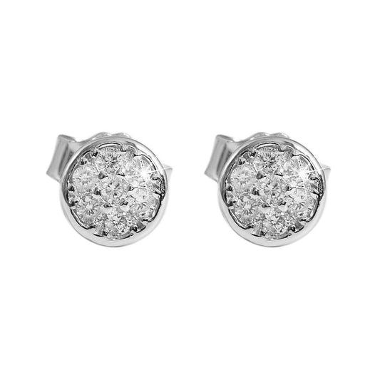 Damen Ohrringe – Ohrstecker aus 925 Silber mit Zirkonia