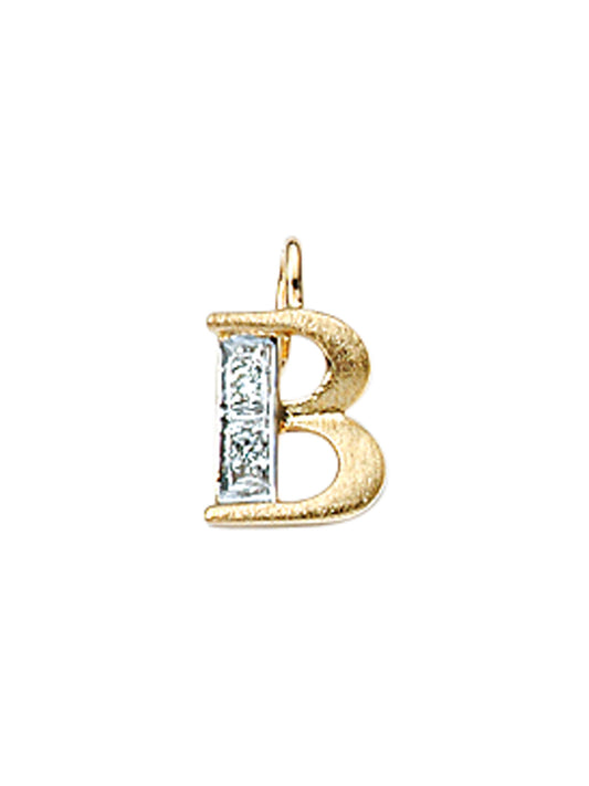 Adelia´s 585 Gold Buchstabenanhänger mit Diamant