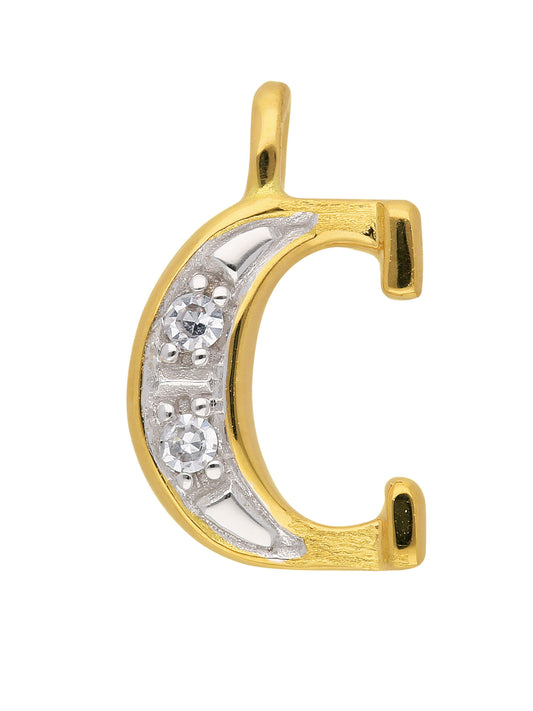 Adelia´s 585 Gold Buchstabenanhänger mit Diamant
