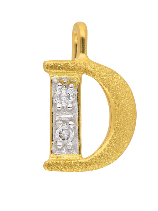 Adelia´s 585 Gold Buchstabenanhänger mit Diamant