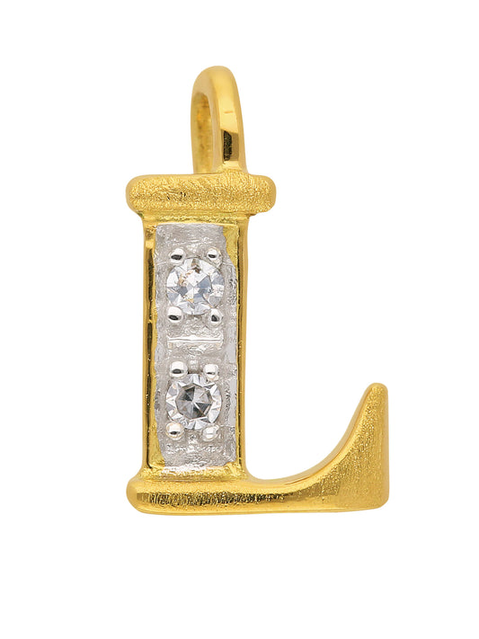 Adelia´s 585 Gold Buchstabenanhänger mit Diamant