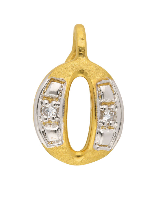 Adelia´s 585 Gold Buchstabenanhänger mit Diamant