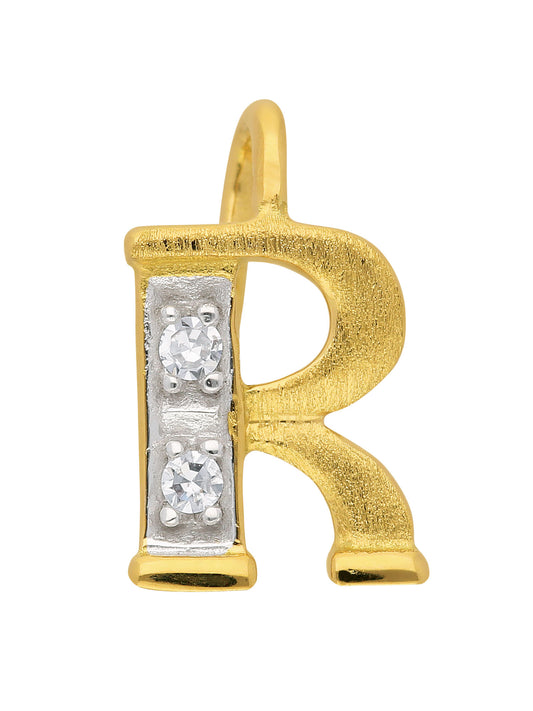 Adelia´s 585 Gold Buchstabenanhänger mit Diamant