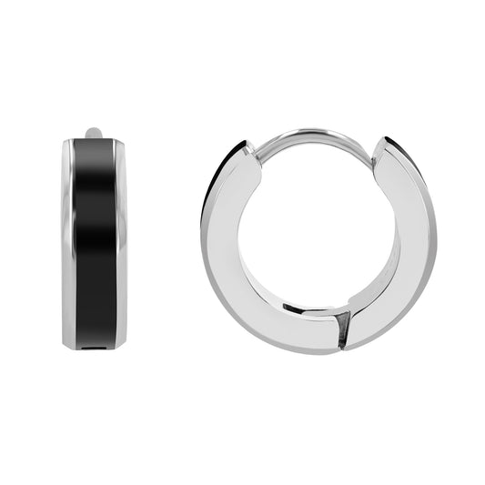 Unisex Ohrringe – Creole aus Edelstahl