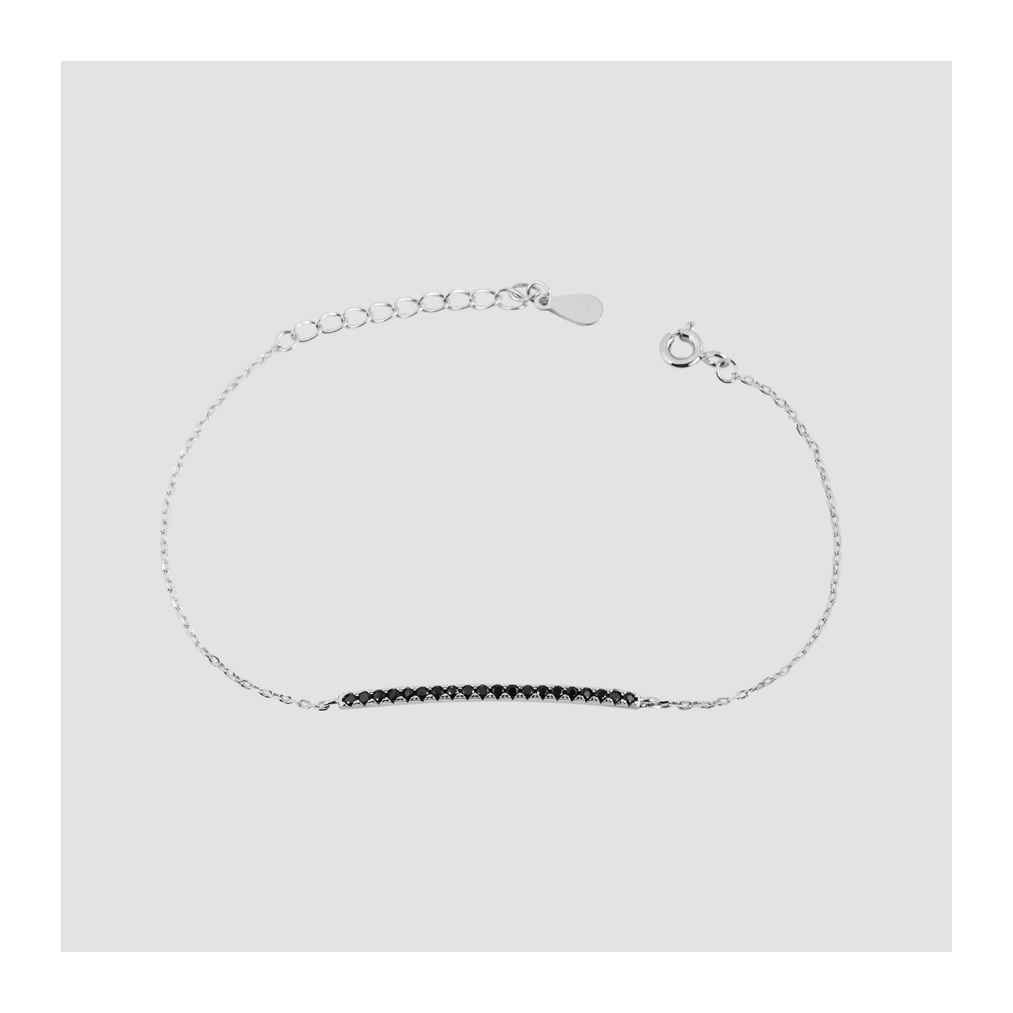 Damen Armband aus 925 Silber mit Zirkonia 16 cm