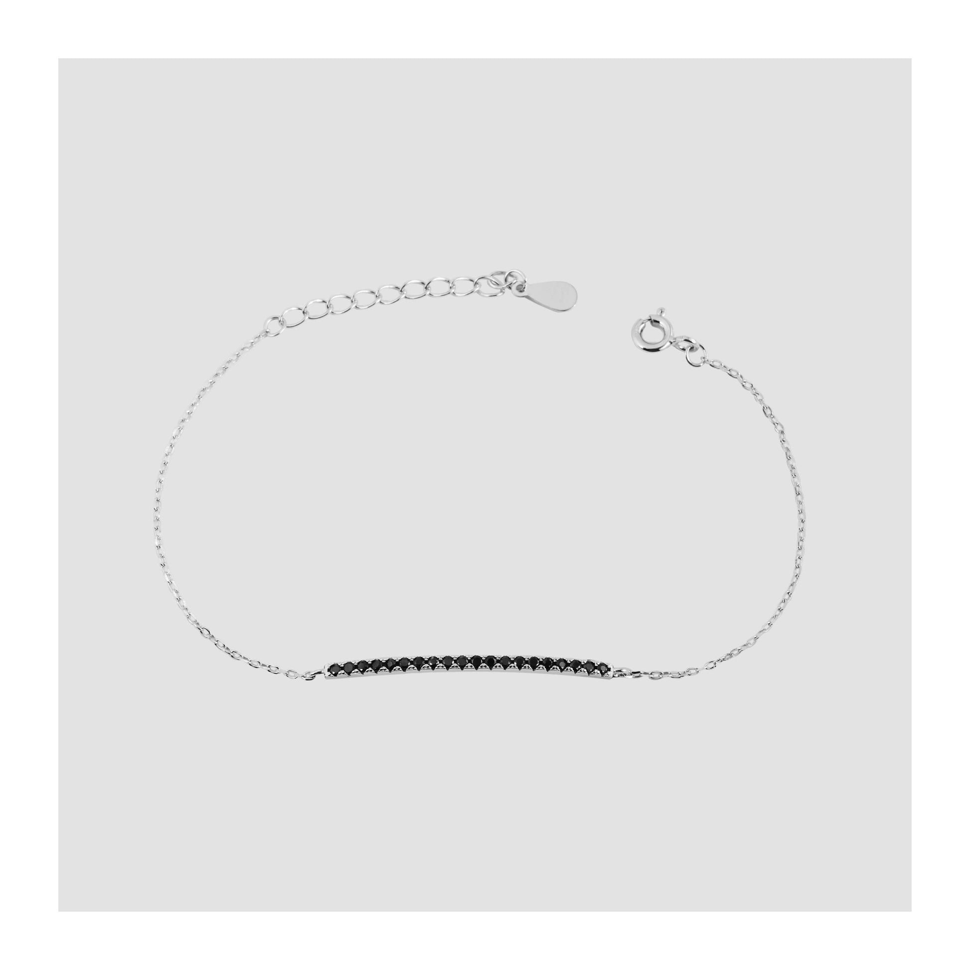 Damen Armband aus 925 Silber mit Zirkonia 16 cm