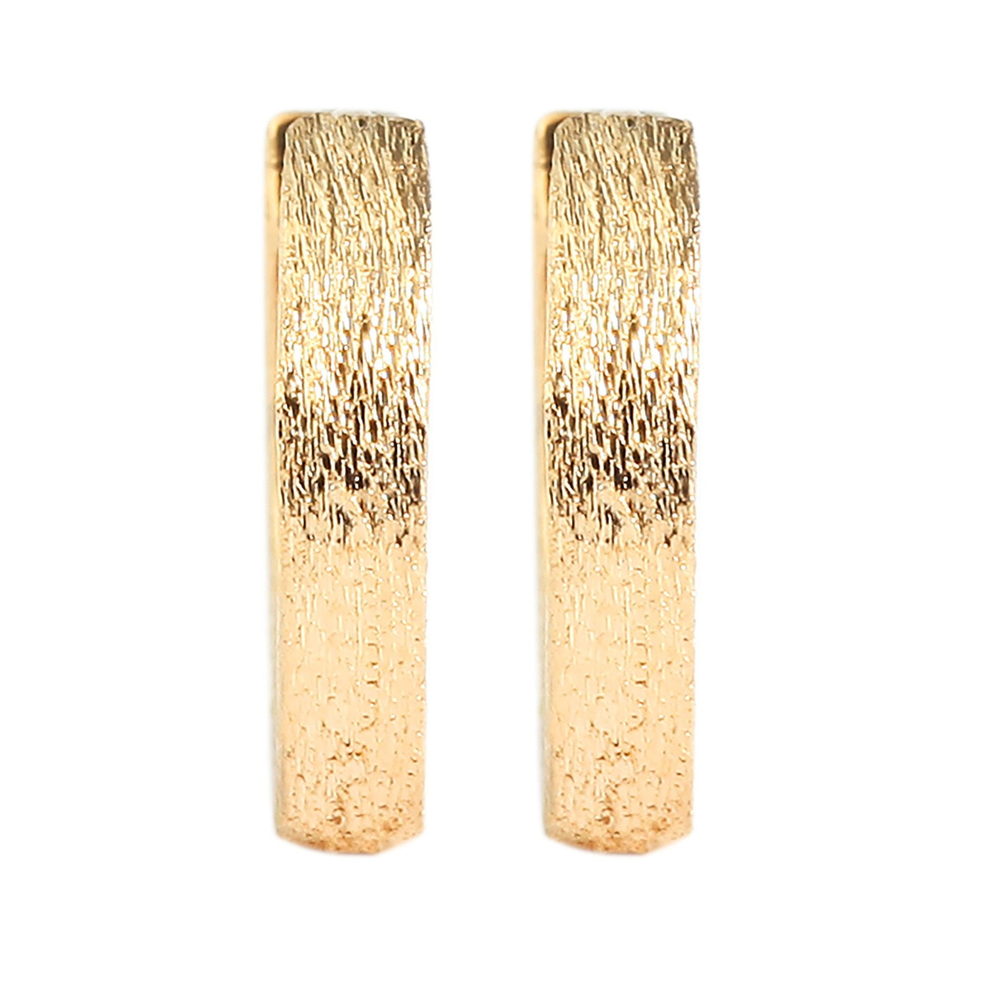 Damen Ohrringe – Klappcreole aus 925 Silber
