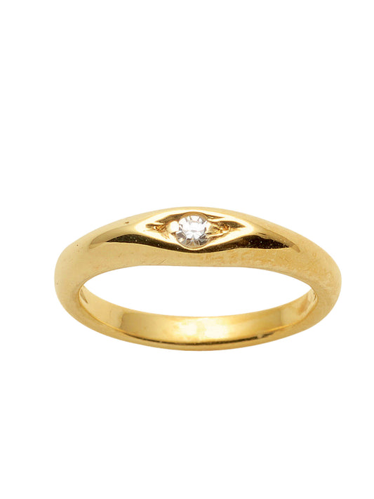 Adelia´s 585 Gold Anhänger Taufring mit Diamant Ø 10,1 mm