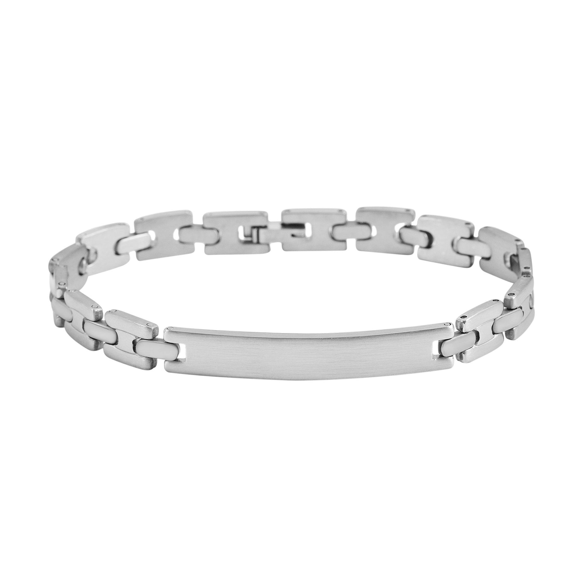 Unisex Armband – Gliederarmband aus Edelstahl 19 cm