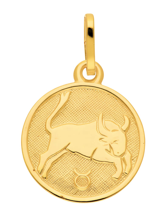 Adelia´s 333 Gold Sternzeichen Anhänger Stier Ø 11,8 mm