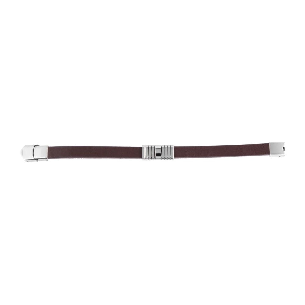 Herren Armband aus Leder 21 cm