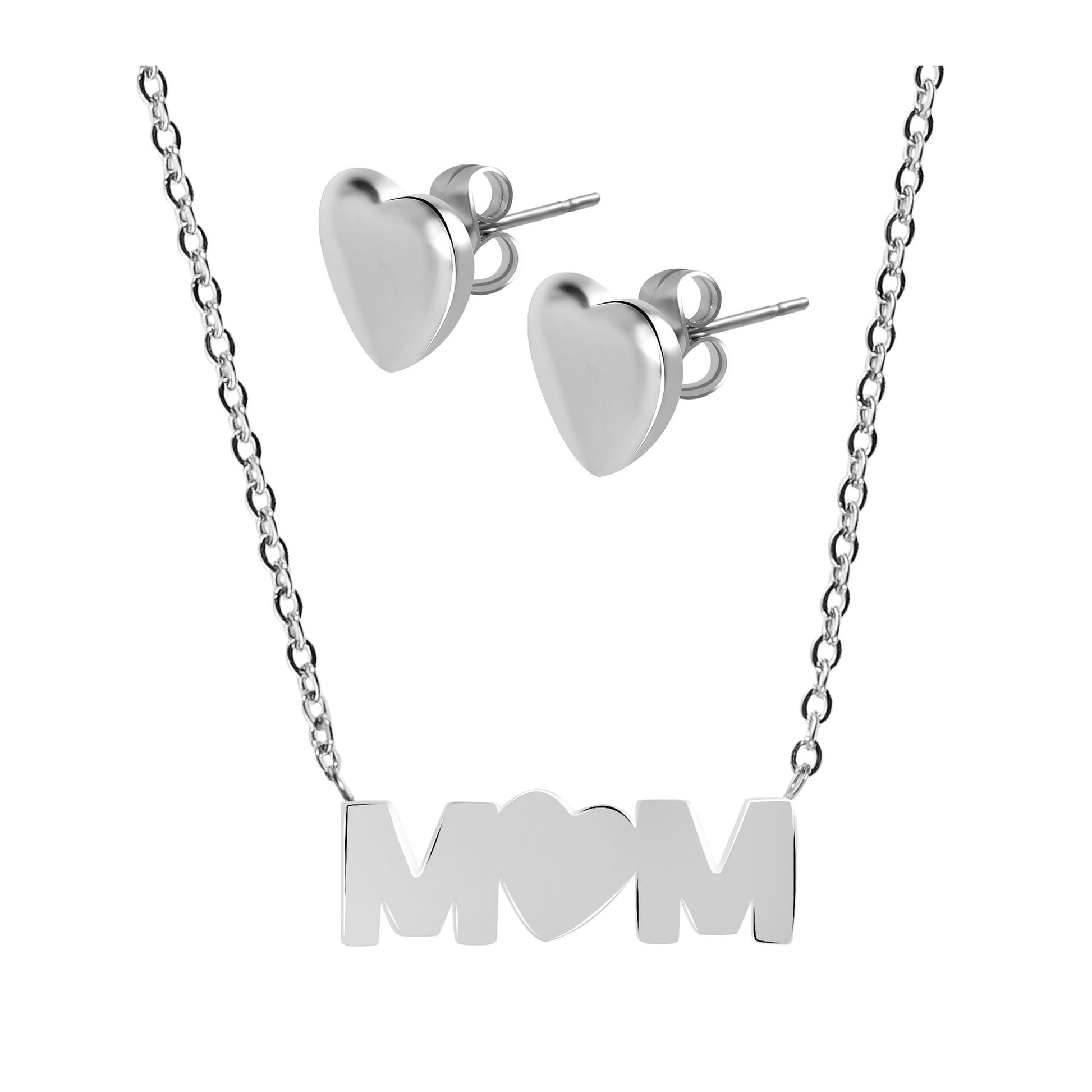 Damen Halskette aus Edelstahl 45 cm