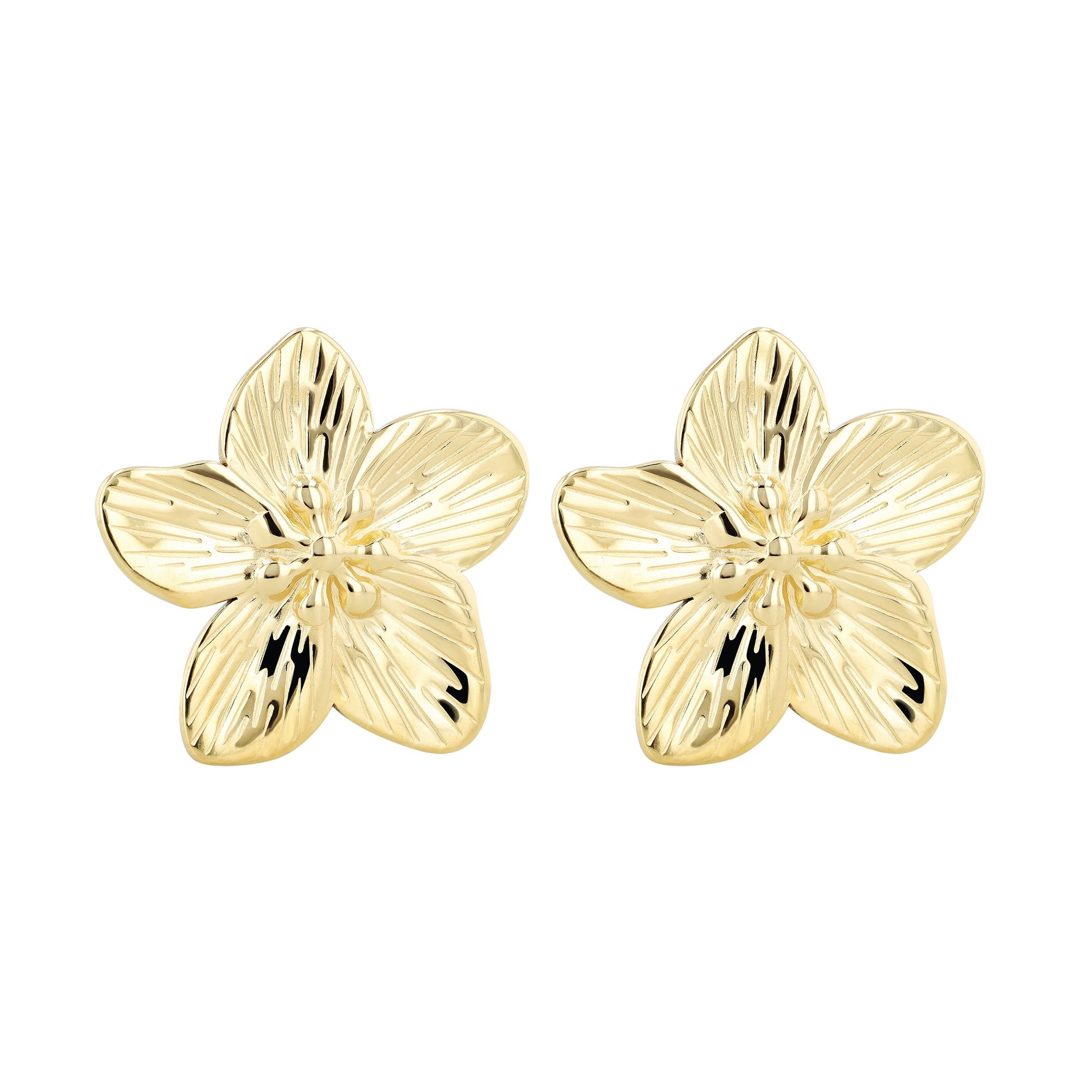 Damen Ohrringe – Ohrstecker Blume aus Edelstahl