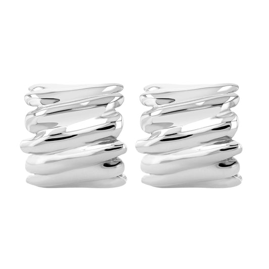 Damen Ohrringe – Creole aus Edelstahl