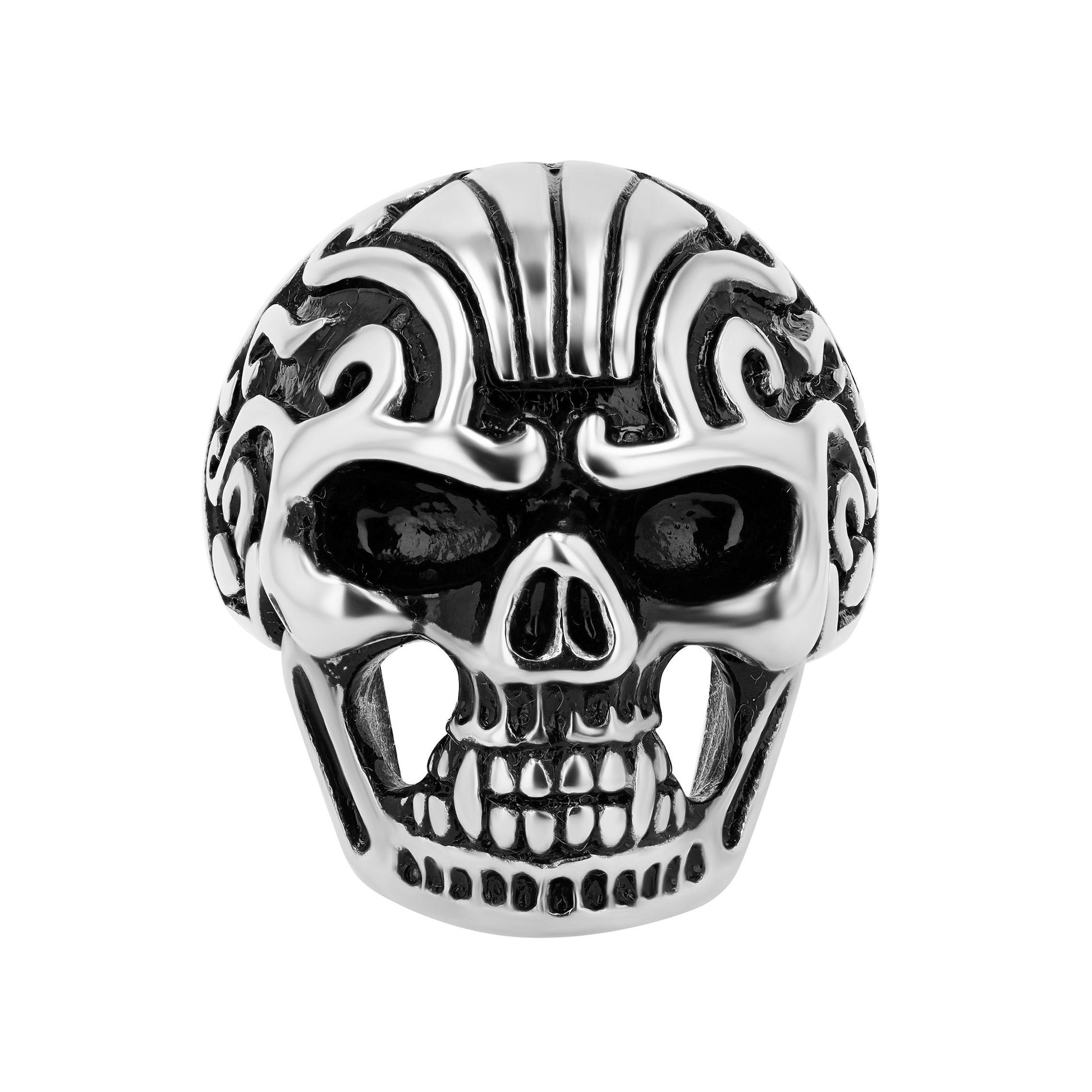 Herren Ring Totenkopf aus Edelstahl