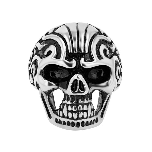 Herren Ring Totenkopf aus Edelstahl