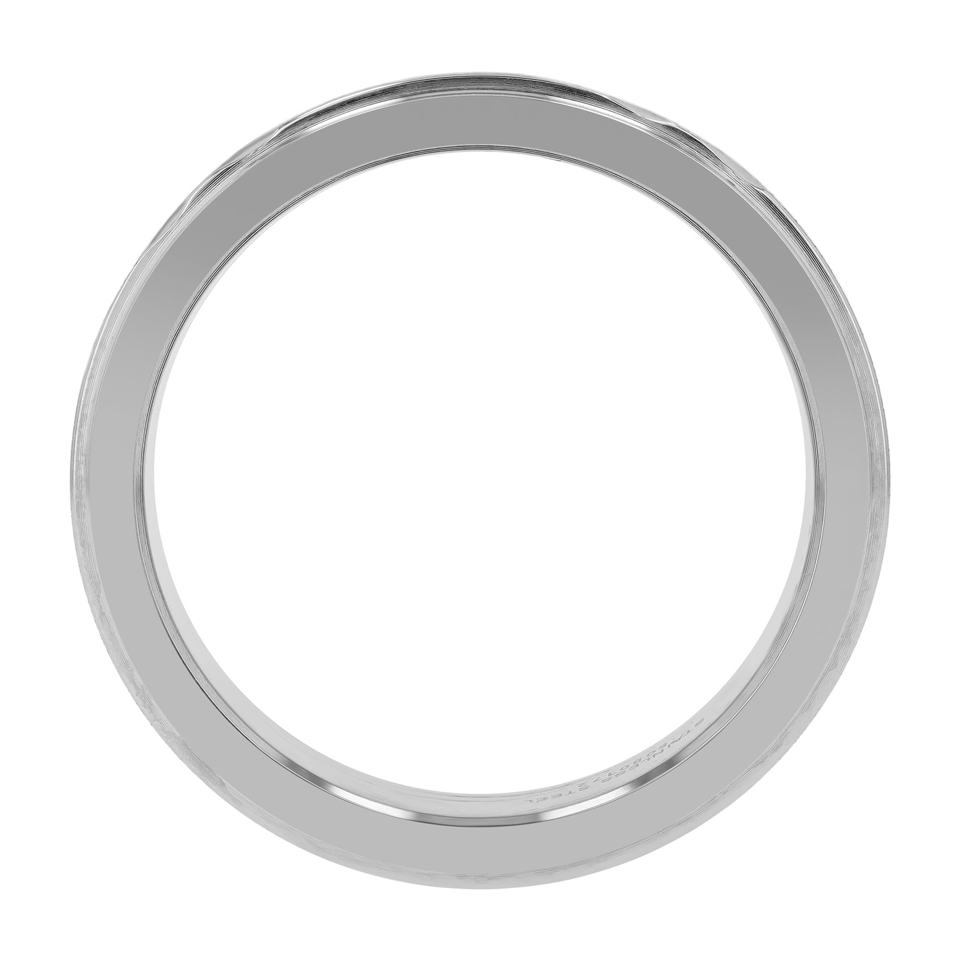 Damen Ring aus Edelstahl mit Strass Steinchen