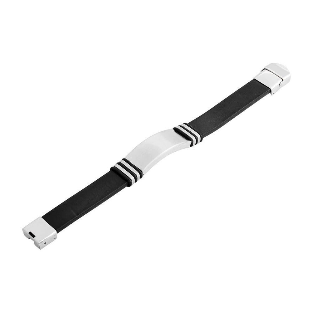 Herren Armband aus Leder 21 cm